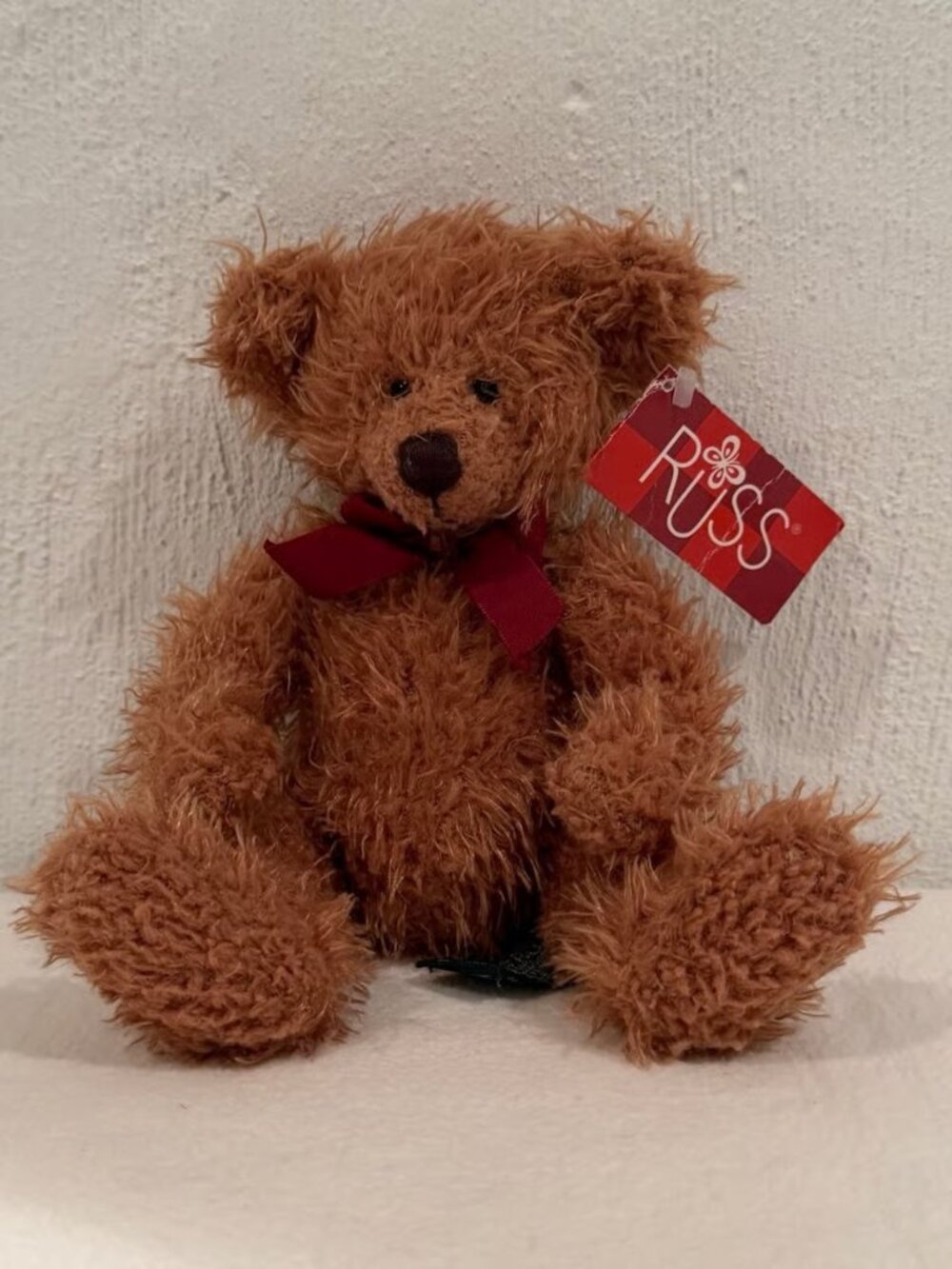 NWT Vintage Russ Berrie Jean-Claude teddy bear